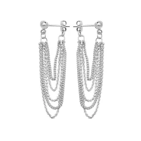 Acotis Silver Dangle Earrings G51191