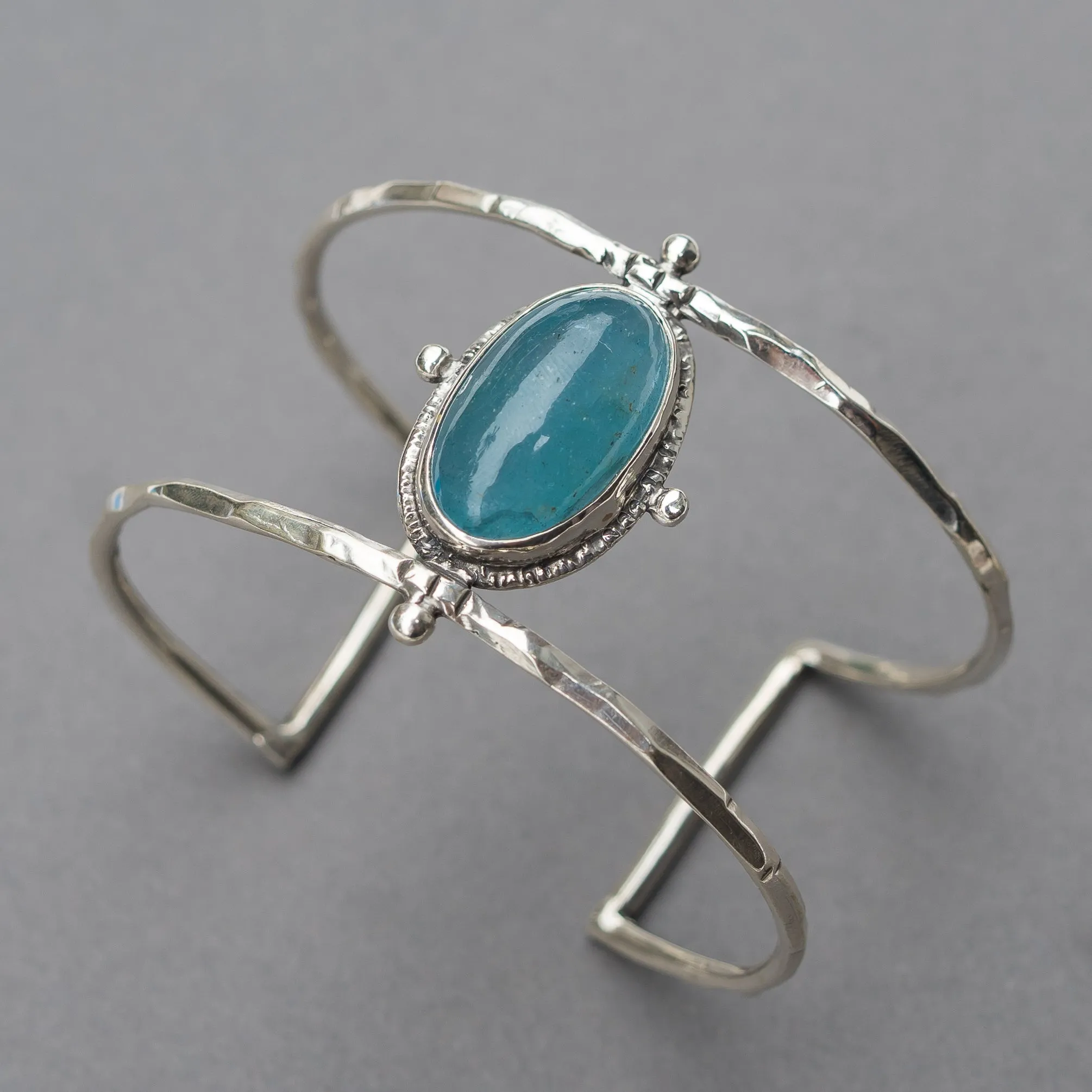 Aquamarine Statement Cuff