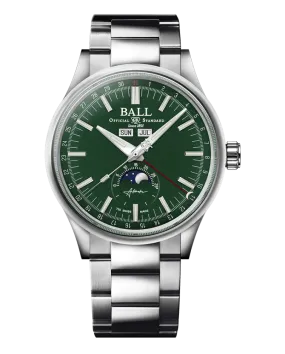 Ball Engineer II Moon Calendar - NM3016C-S1J-WH -  GREEN