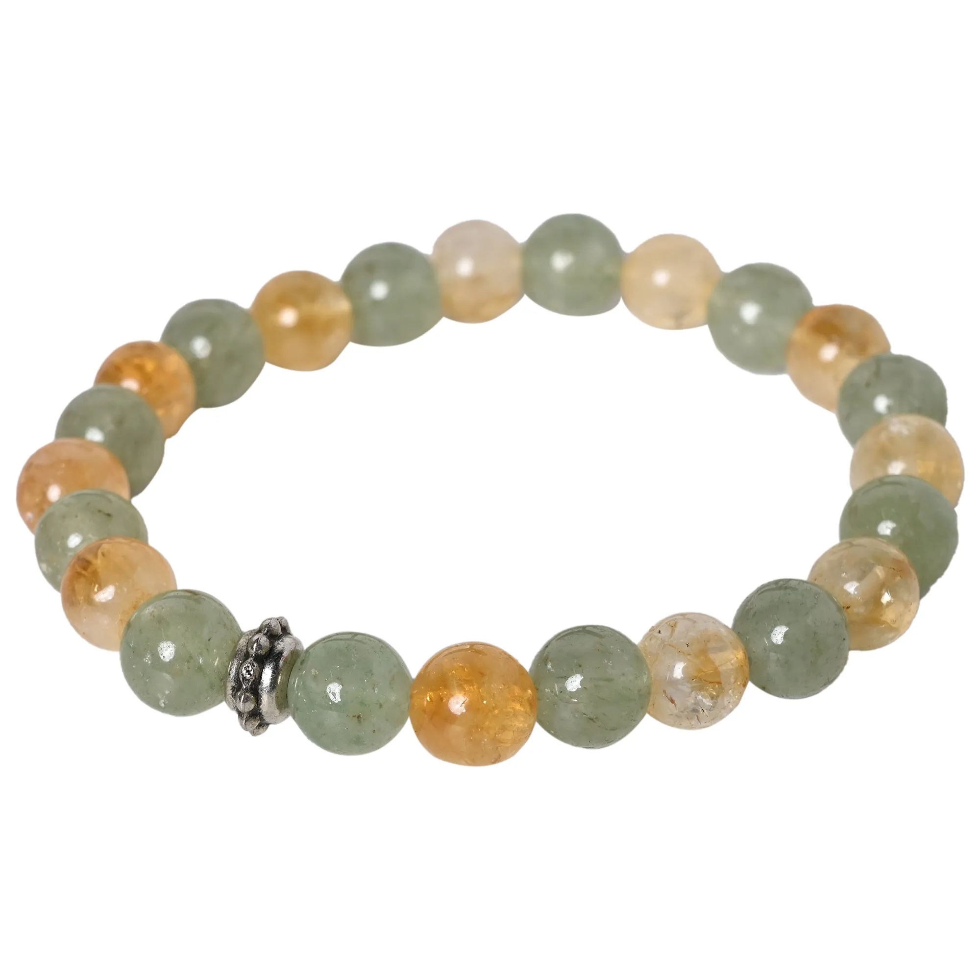 Bamboology Trends Radiate Positivity with our Aventurine and Citrine Healing Gemstone Bracelet - Elevate Well-Being for Your Loved One