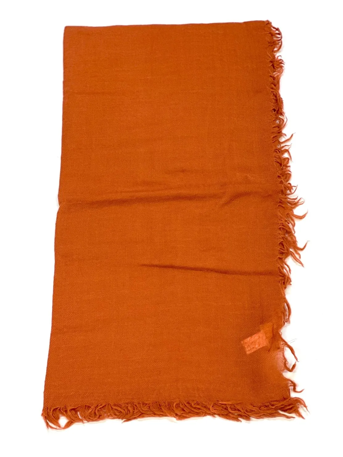 Bjorn Wool Scarf/Wrap - Orange