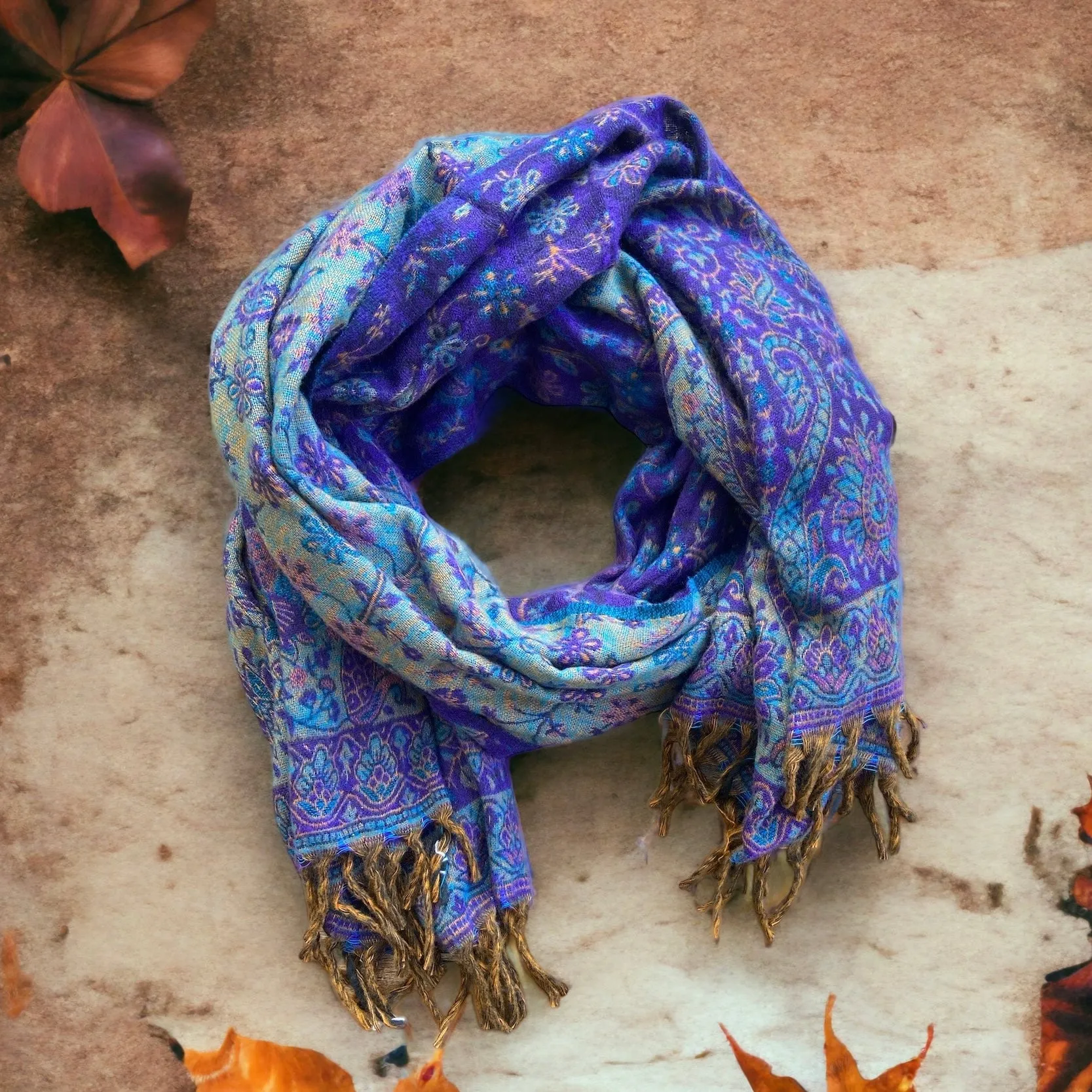 Blanket Scarf | Purple