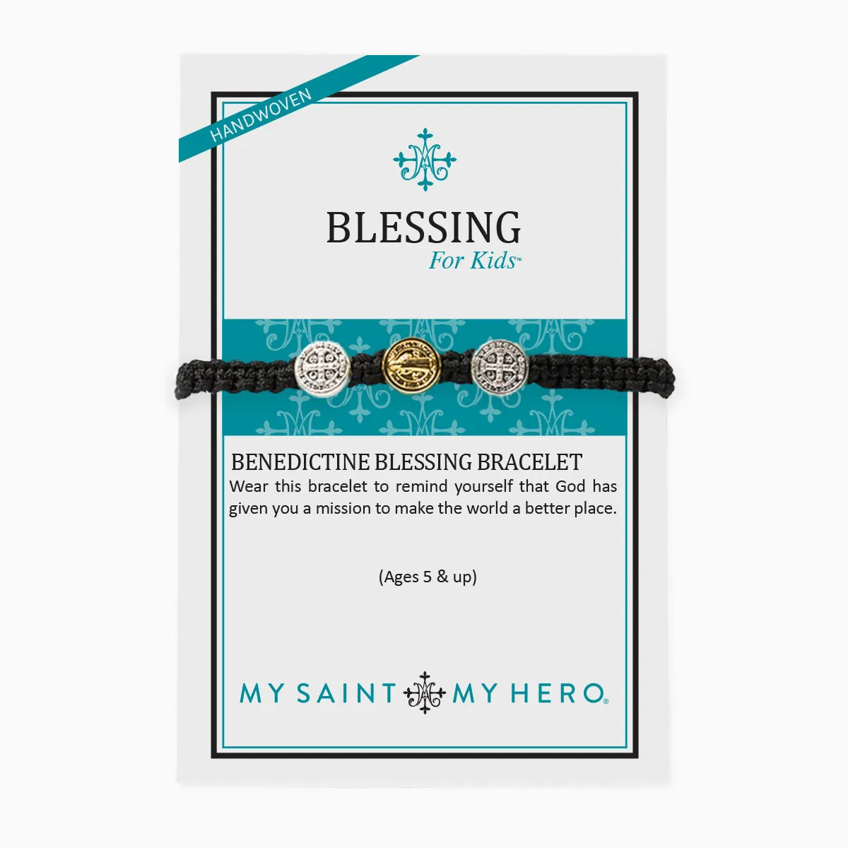 Blessing for Kids Benedictine Blessing Bracelet by My Saint My Hero