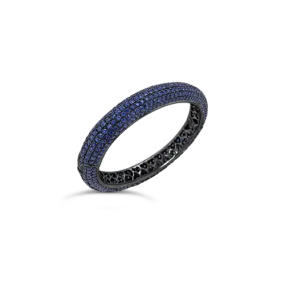 Blue Sapphire Bangle Bracelet