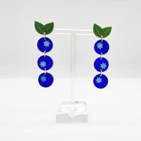 Blueberry Dangle Earrings