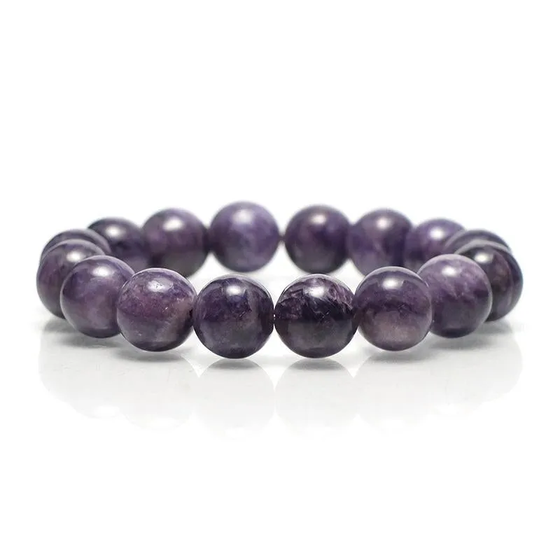 Charoite Stretch Bracelet 8mm, 12mm, 14mm