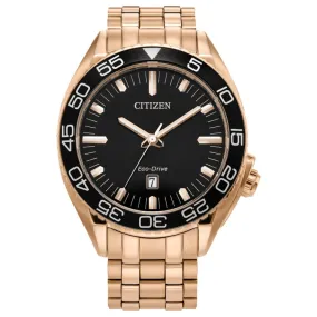 CITIZEN Eco-Drive Sport Luxury Carson Mens Stainless Steel