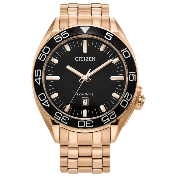 CITIZEN Eco-Drive Sport Luxury Carson Mens Stainless Steel