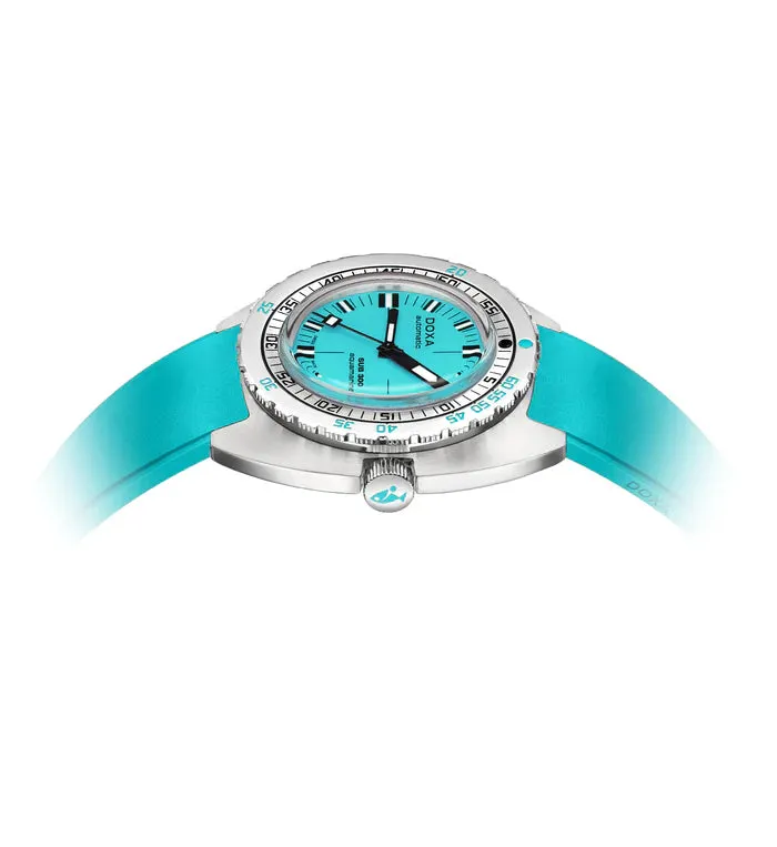 DOXA Sub 300 Aquamarine Rubber - 821.10.241.10