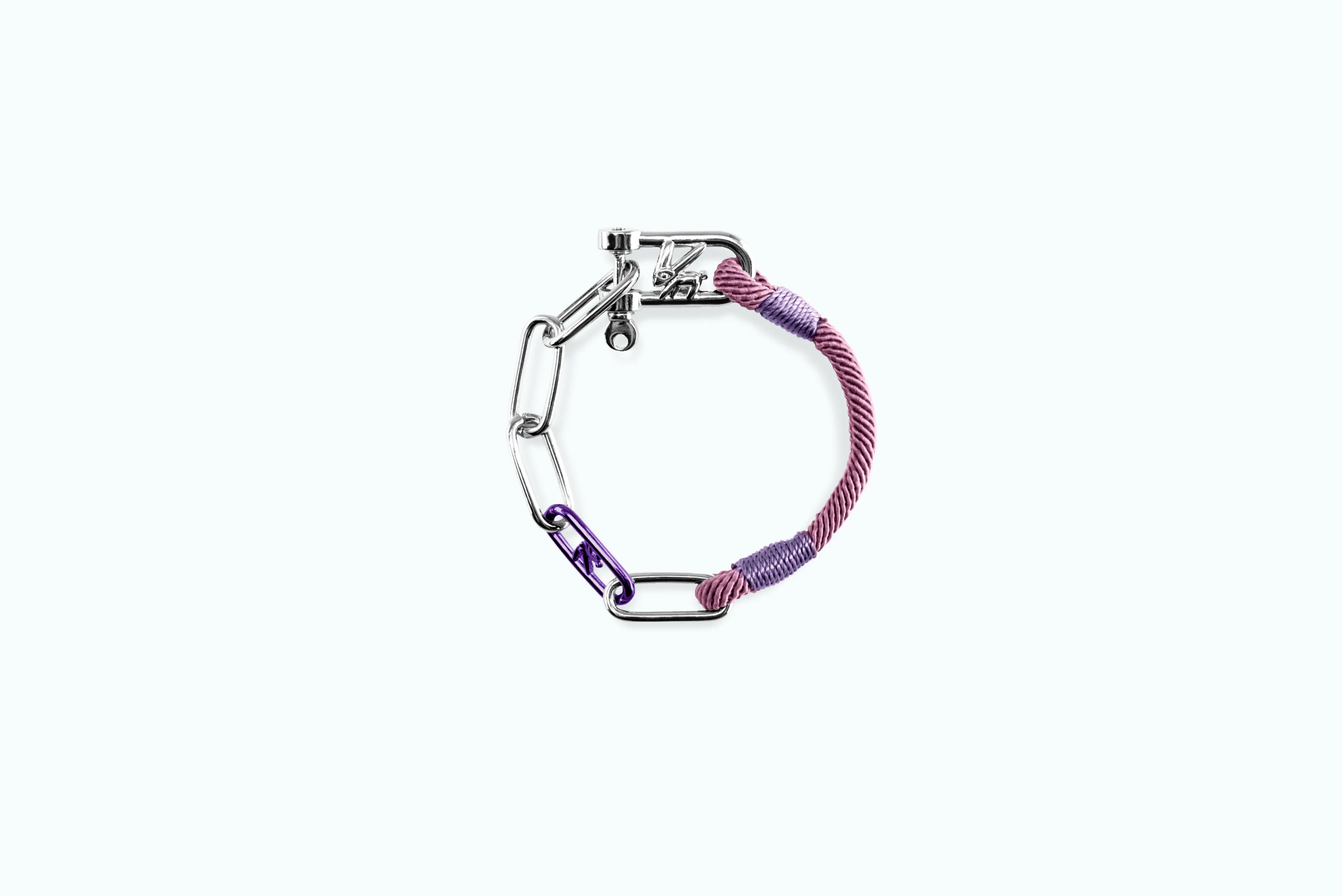 Electro Mix Bracelet Silver Lavender