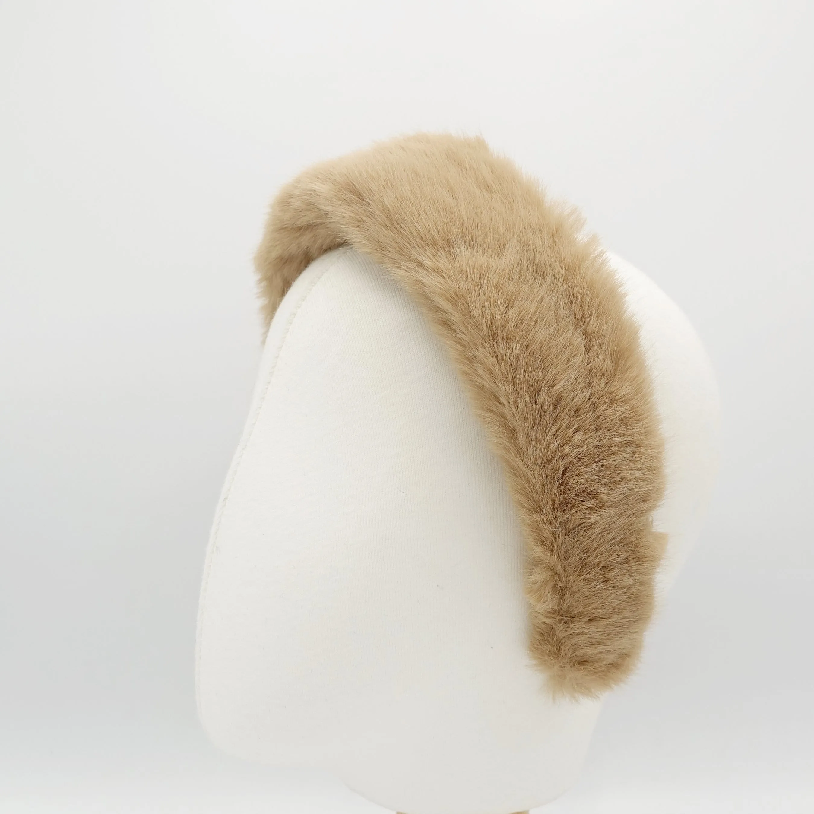 fabric fur headband faux fur hairband women Fall Winter hair accessories