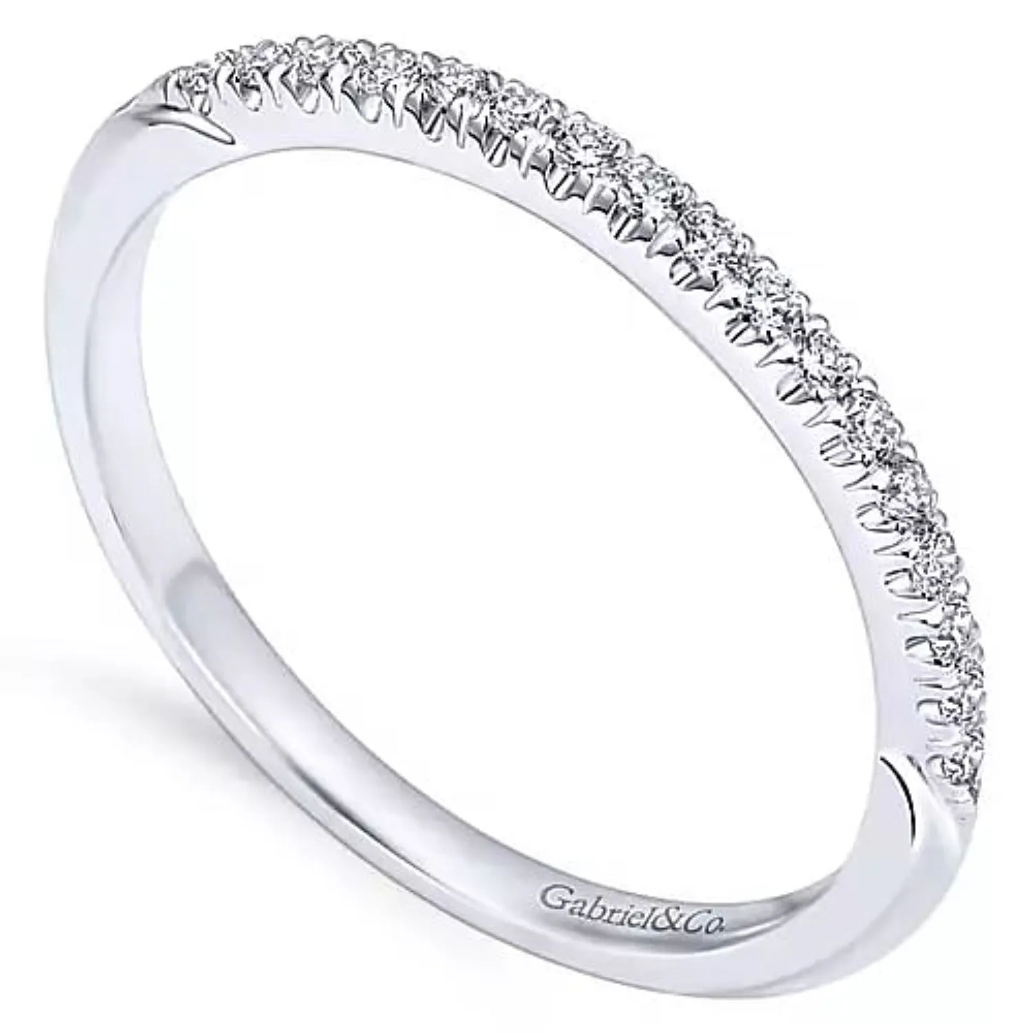 Gabriel & Co. "Jude" Diamond Wedding Band