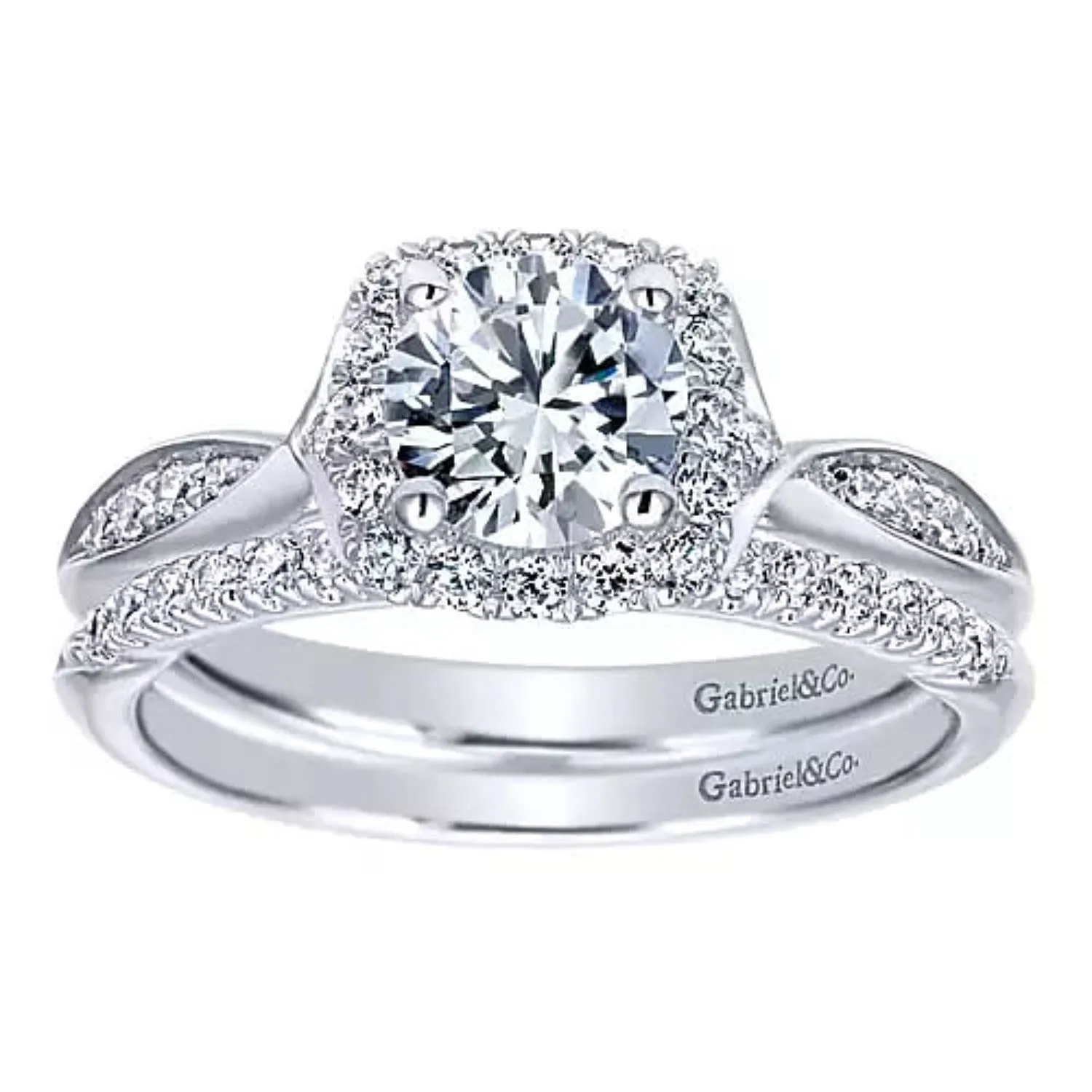 Gabriel & Co. "Jude" Diamond Wedding Band