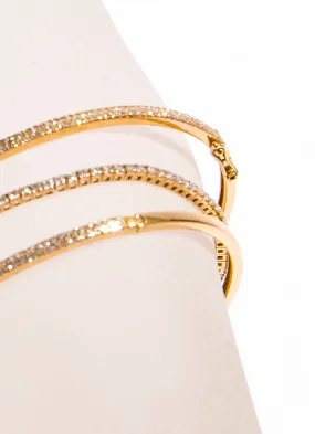 Gold & Diamond Tennis Bracelet