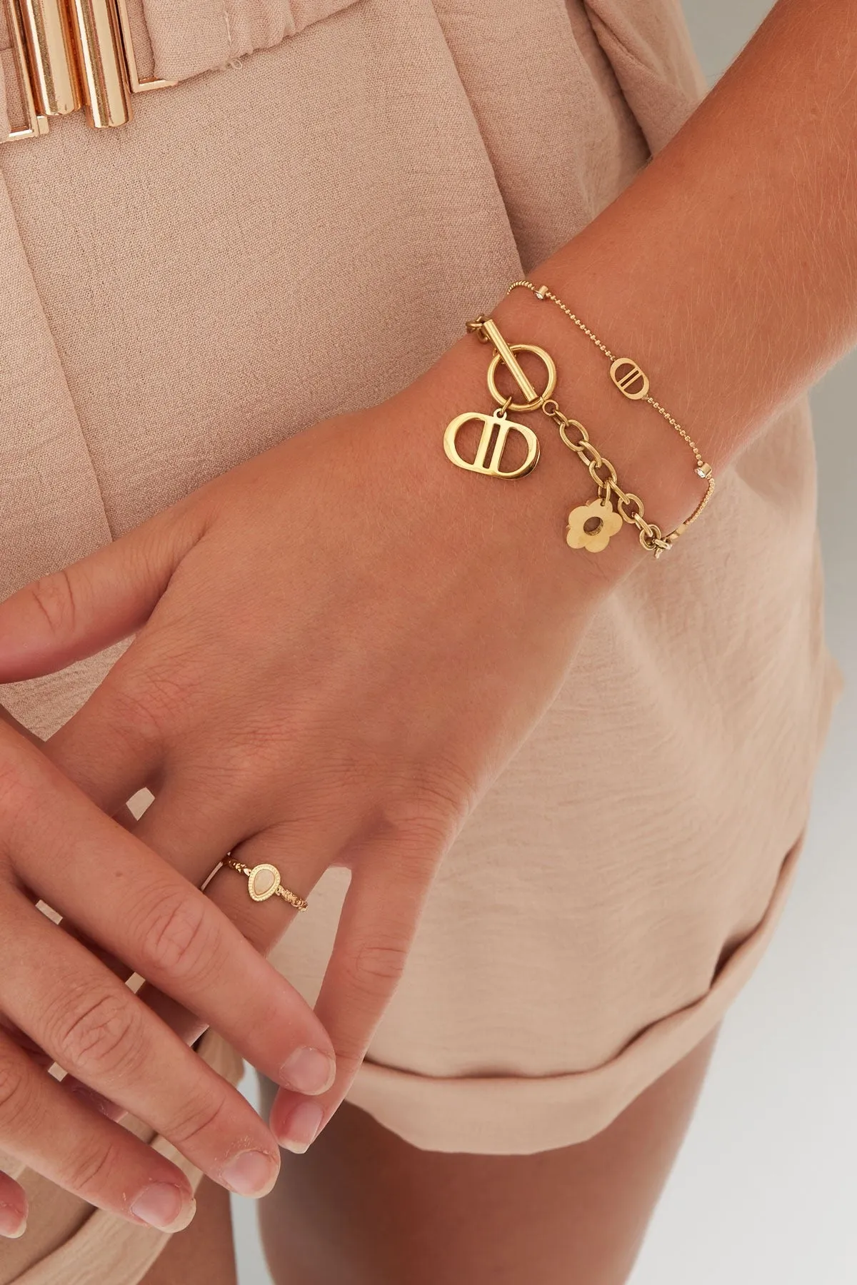 Gold Clare Bracelet