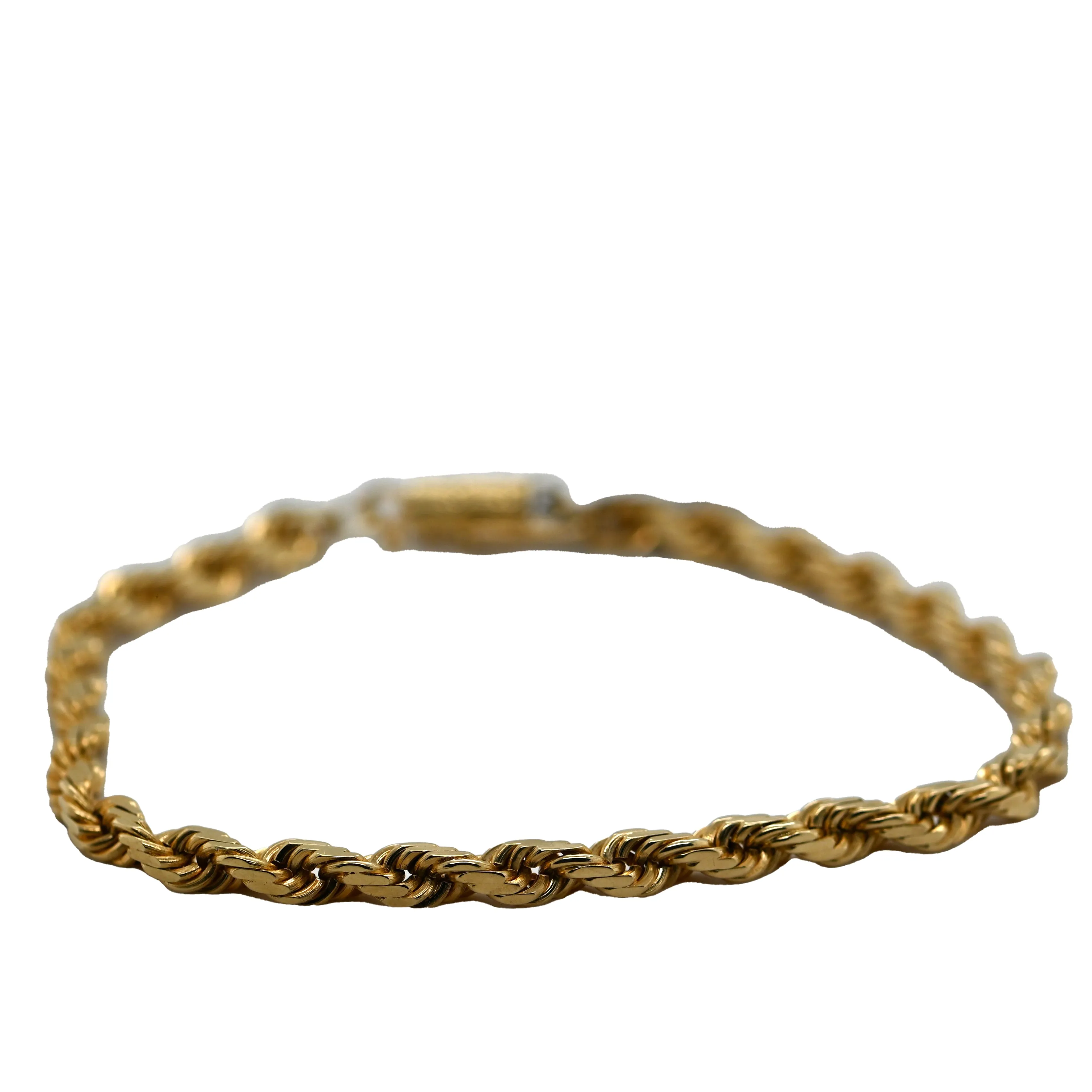 Gold Rope Chain Bracelet