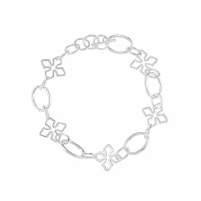 Grace Link Bracelet in Silver