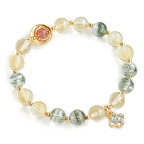 Healing Citrine Stone Bracelet for Women Charms Gifts for Mom