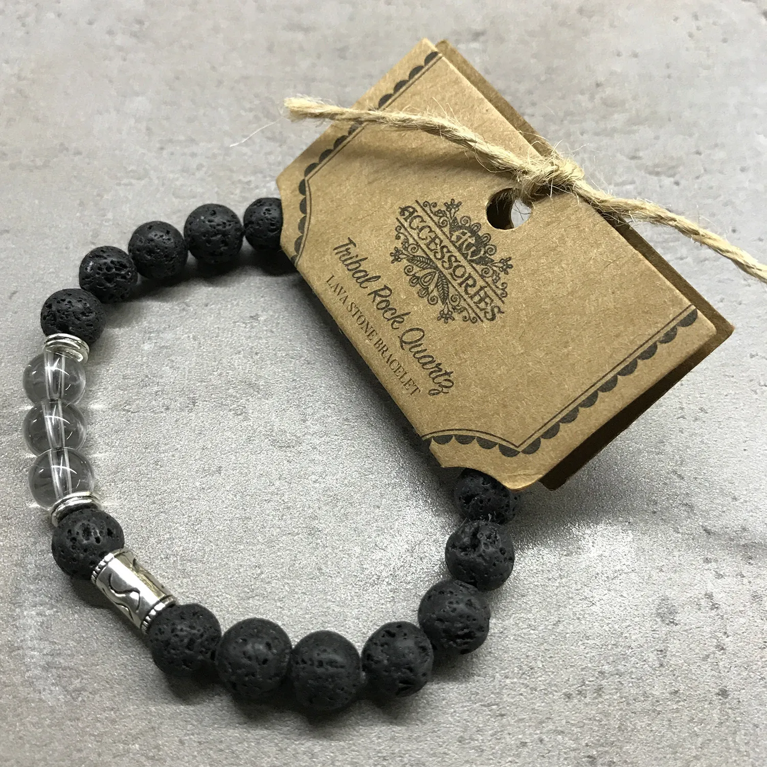 Lava Stone Bracelet - Hamsa Chakra | Beautiful Gemstone Jewelry for Aromatherapy & Style