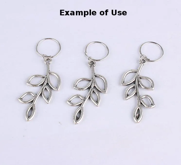 Lot Cutout Tree Olive Branch Pendant Charm Twig Leaf Vine Metal Silver Bronze Connector Finding Jewelry Making DIY Bracelet Necklace Earring