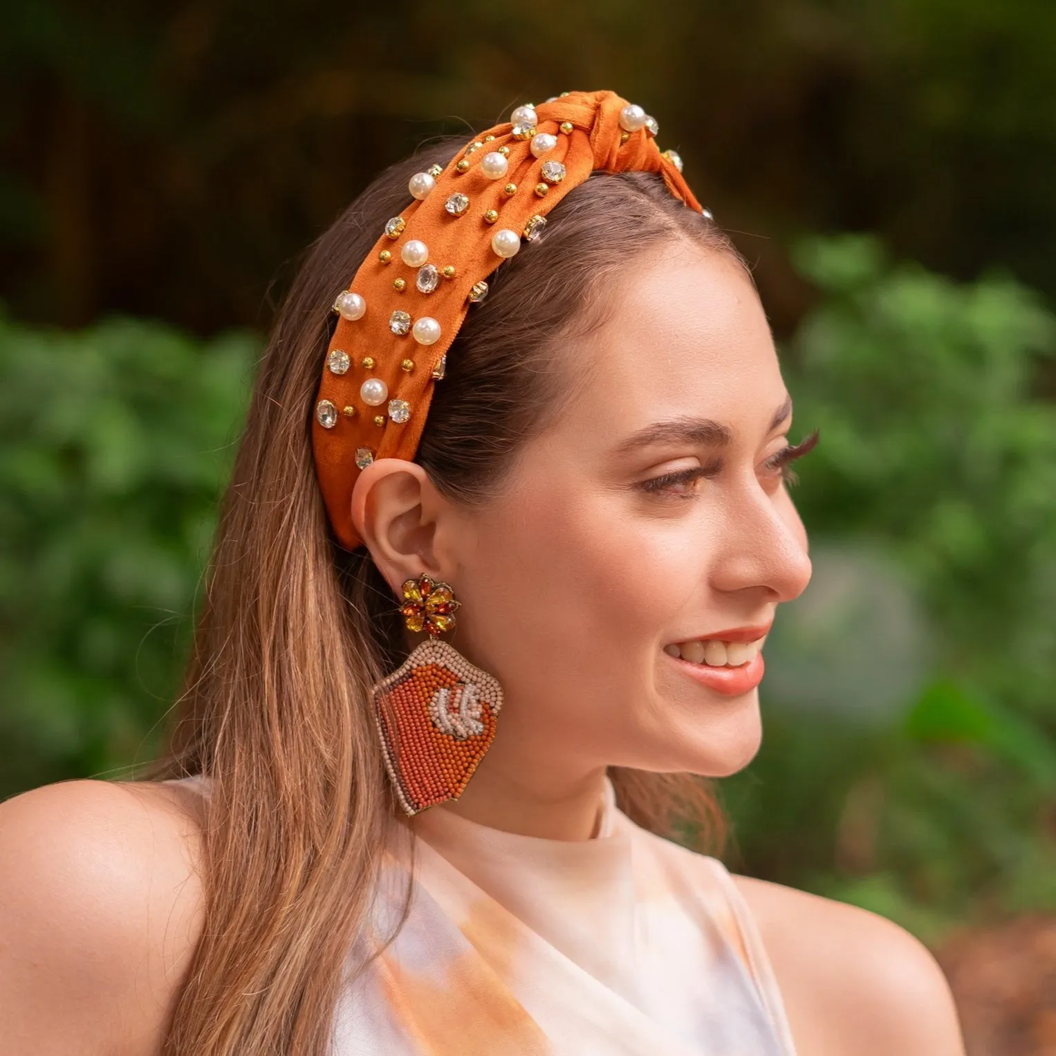 Marie Embellished Knot Headband