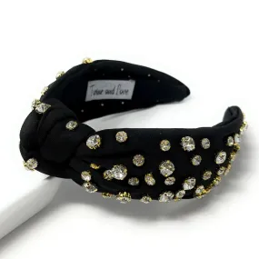 Marie Jeweled Knotted Headband