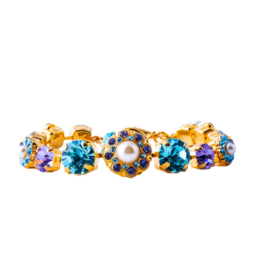 Medium Mixed Cluster Bracelet in "Blue Moon" *Custom*