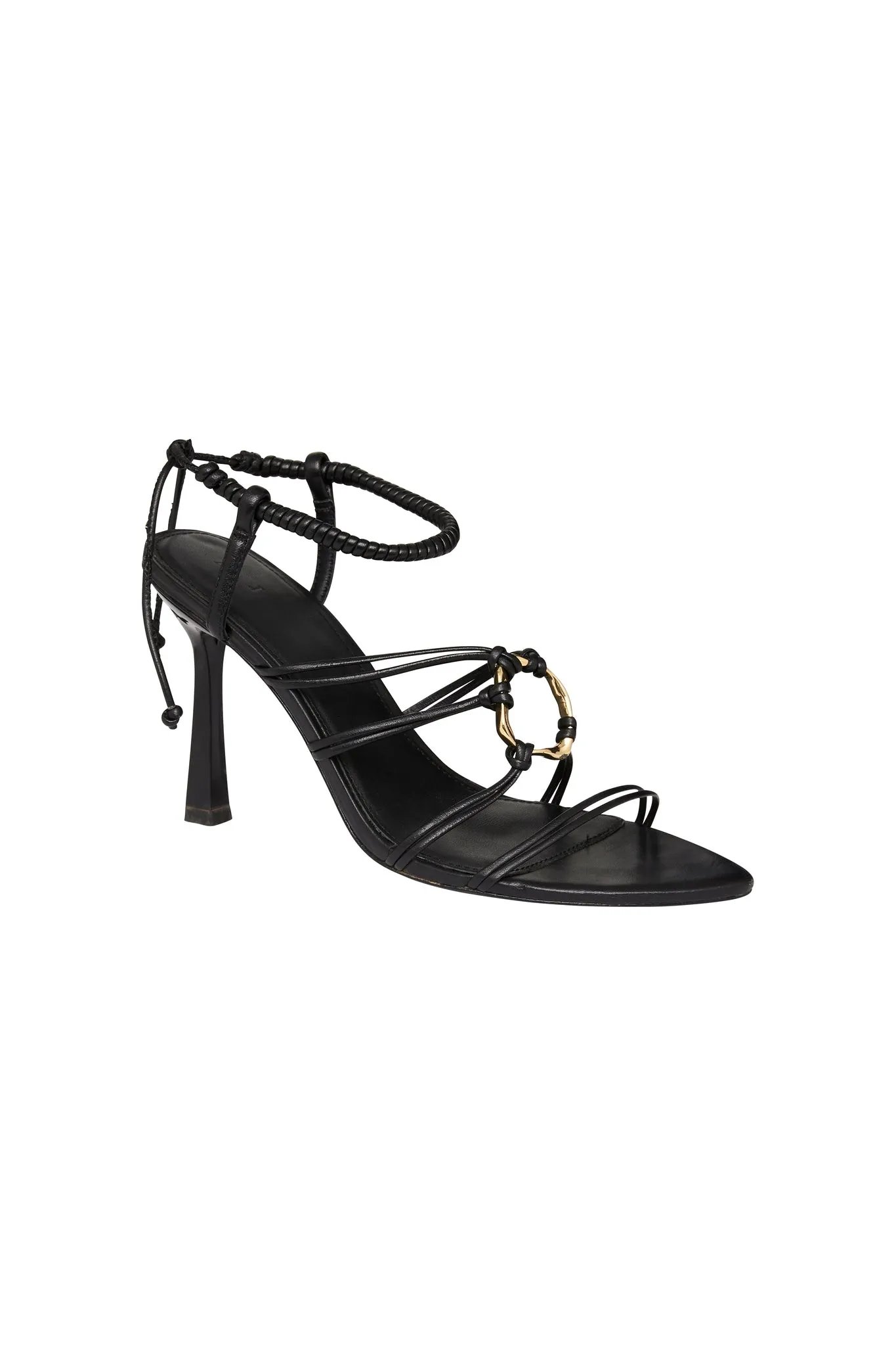 Mirage Leather Strappy Heel