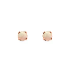 Mountz Collection Opal Stud Earrings in 14K Yellow Gold