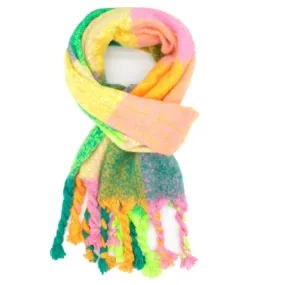 Neon Tassel Scarf