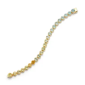 Ombré Bracelet - Aquamarine and Citrine