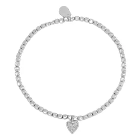 Pave Heart Sienna Bracelet