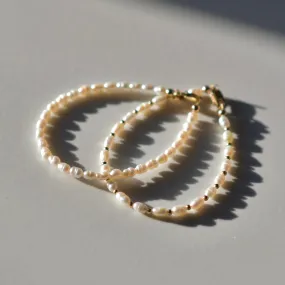 Pearl Beaded Bracelet/Anklet