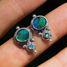 PRE-ORDER FOR ELIZABETH- Boulder Opal Stud Earrings