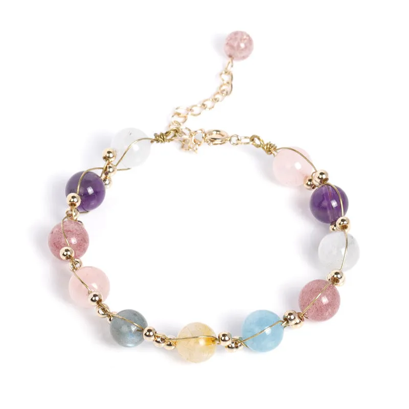 Radiant Crystal Mix Bracelet - Planderful Fortune's Favor Collection