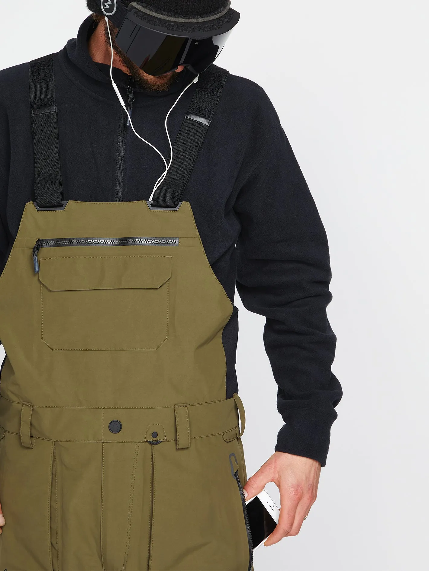 Rain Gore-Tex Bib Overall - Dark Teak