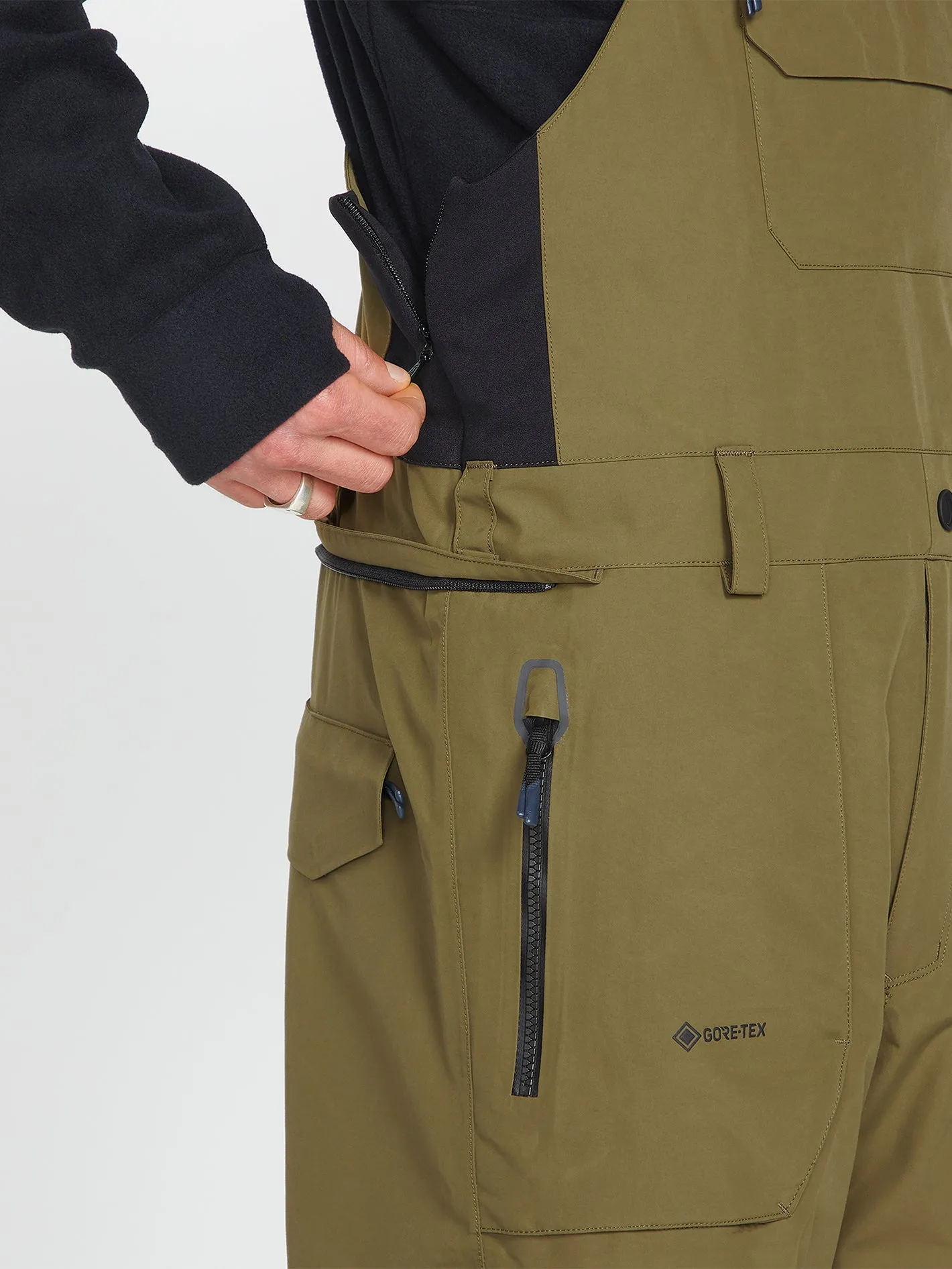 Rain Gore-Tex Bib Overall - Dark Teak