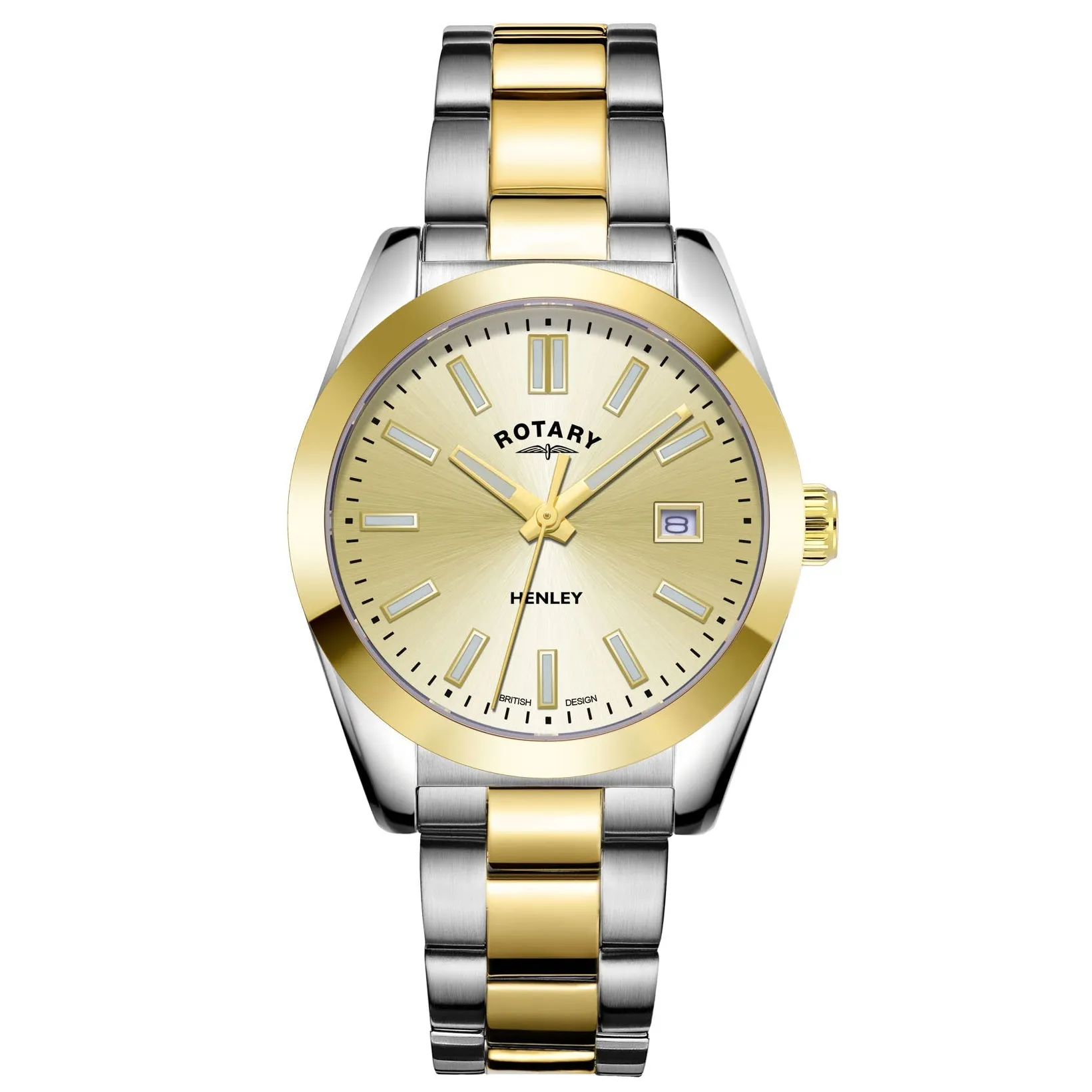 Rotary Henley Ladies Gold Watch LB05181/03