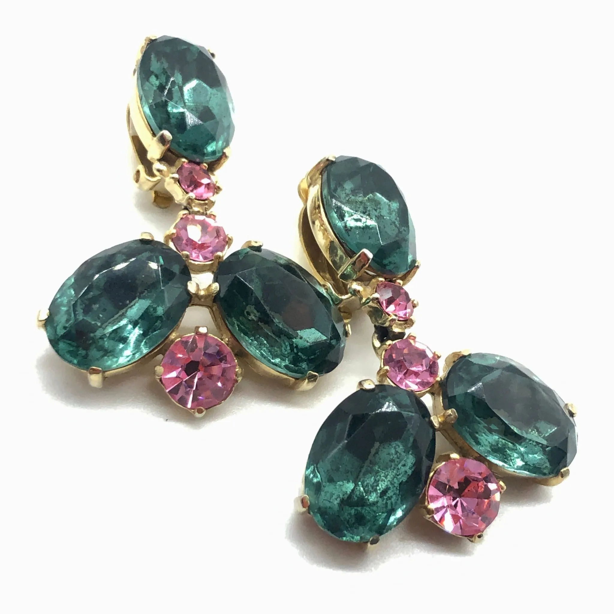 Schiaparelli Bracelet Set in Aquamarine and Pink