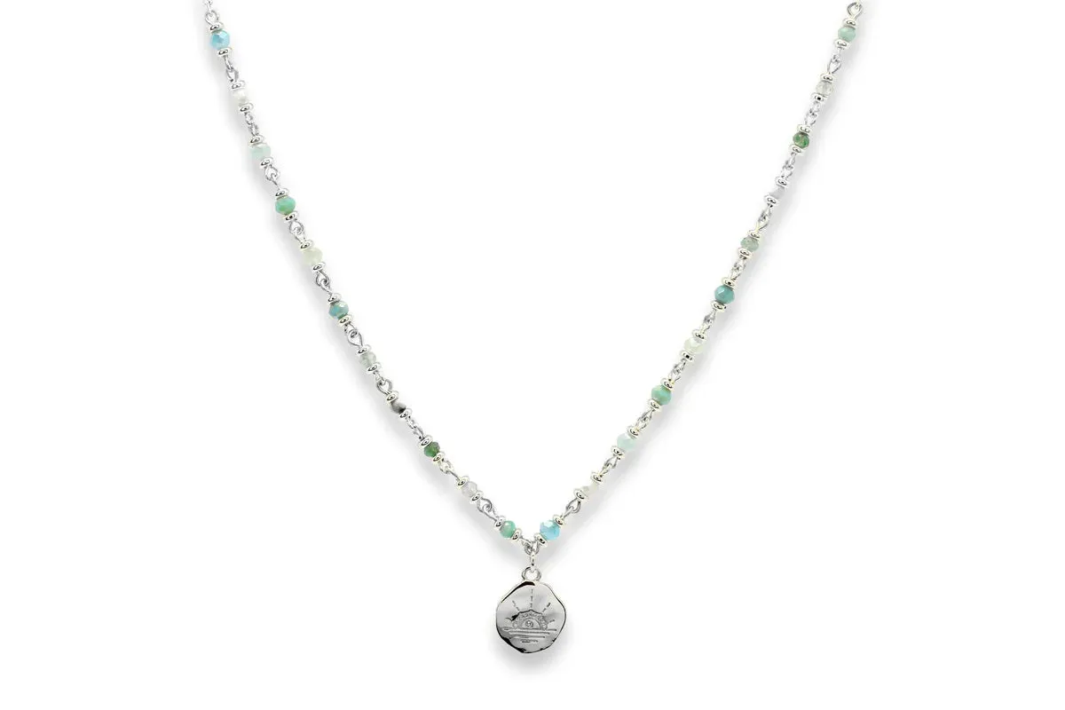 SELKET AQUA NECKLACE