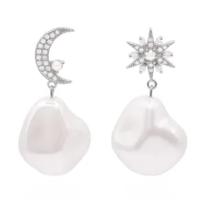 Seraphina Pearl Drop Earrings | 925 Sterling Silver