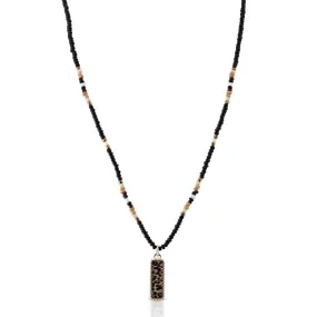 Serengeti Sunset Beaded Attitude Necklace ANC5426