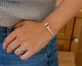 Silver Cuff with Bars