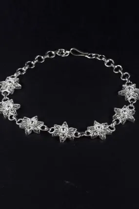 Silver Linings "Sitara" Silver Filigree Handmade Bracelet