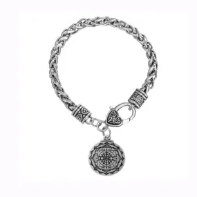 Sri Yantra Wealth Pendant: Hindu Goddess Tantric Bracelet