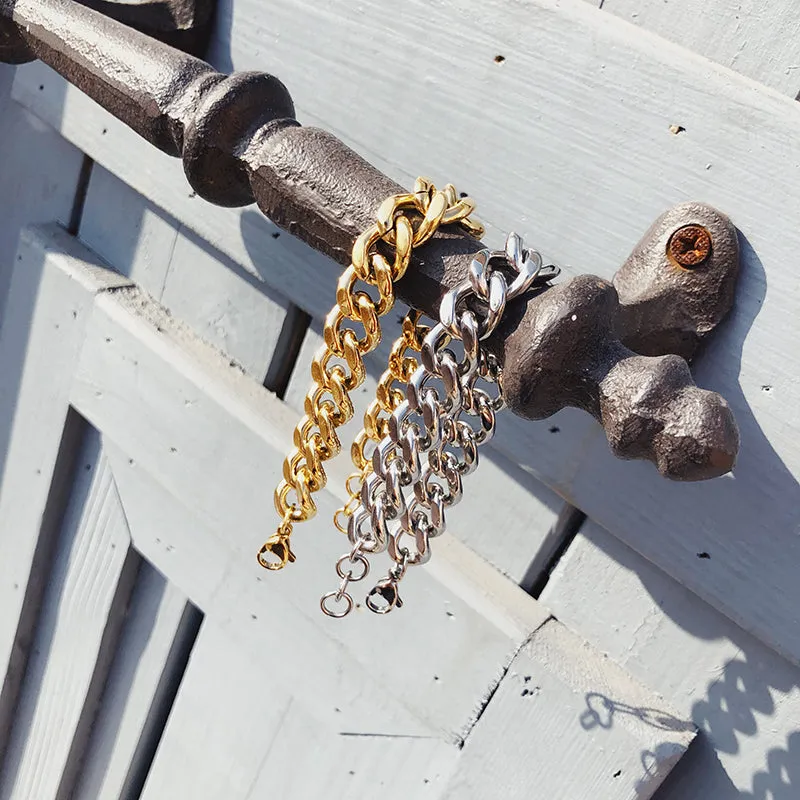 Street Thick Chain Bracelet