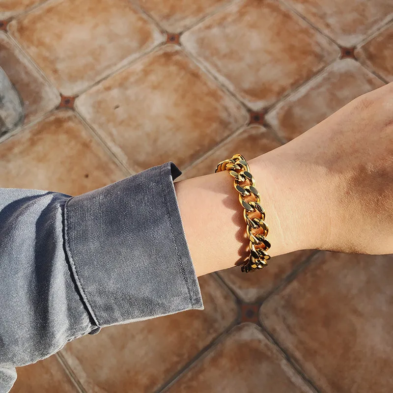 Street Thick Chain Bracelet