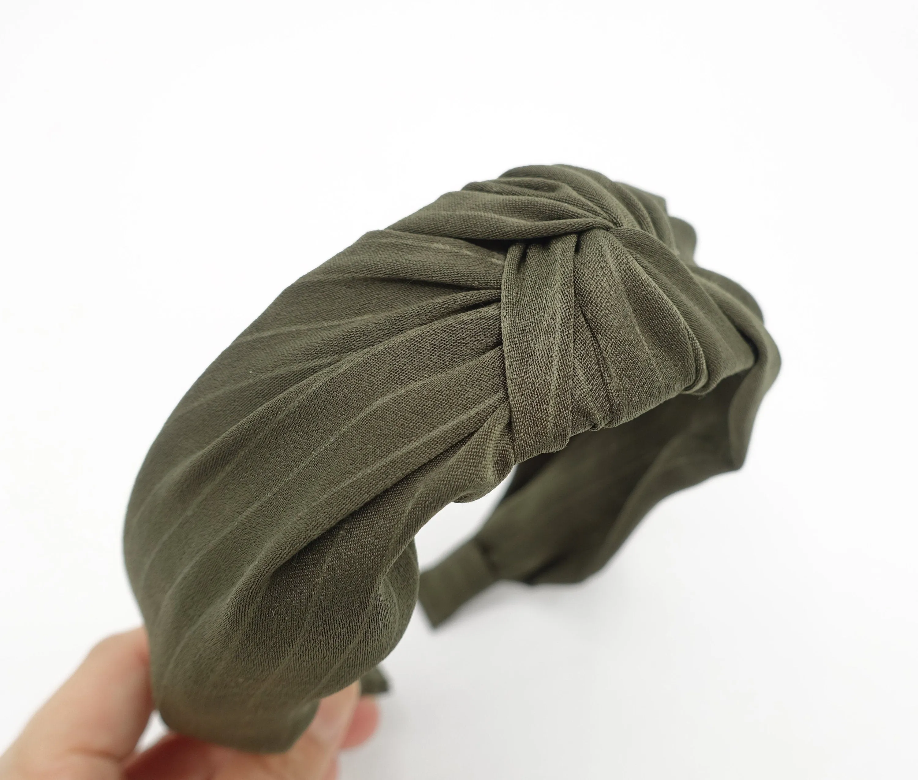 stripe top knot headband Autumn hairband for women