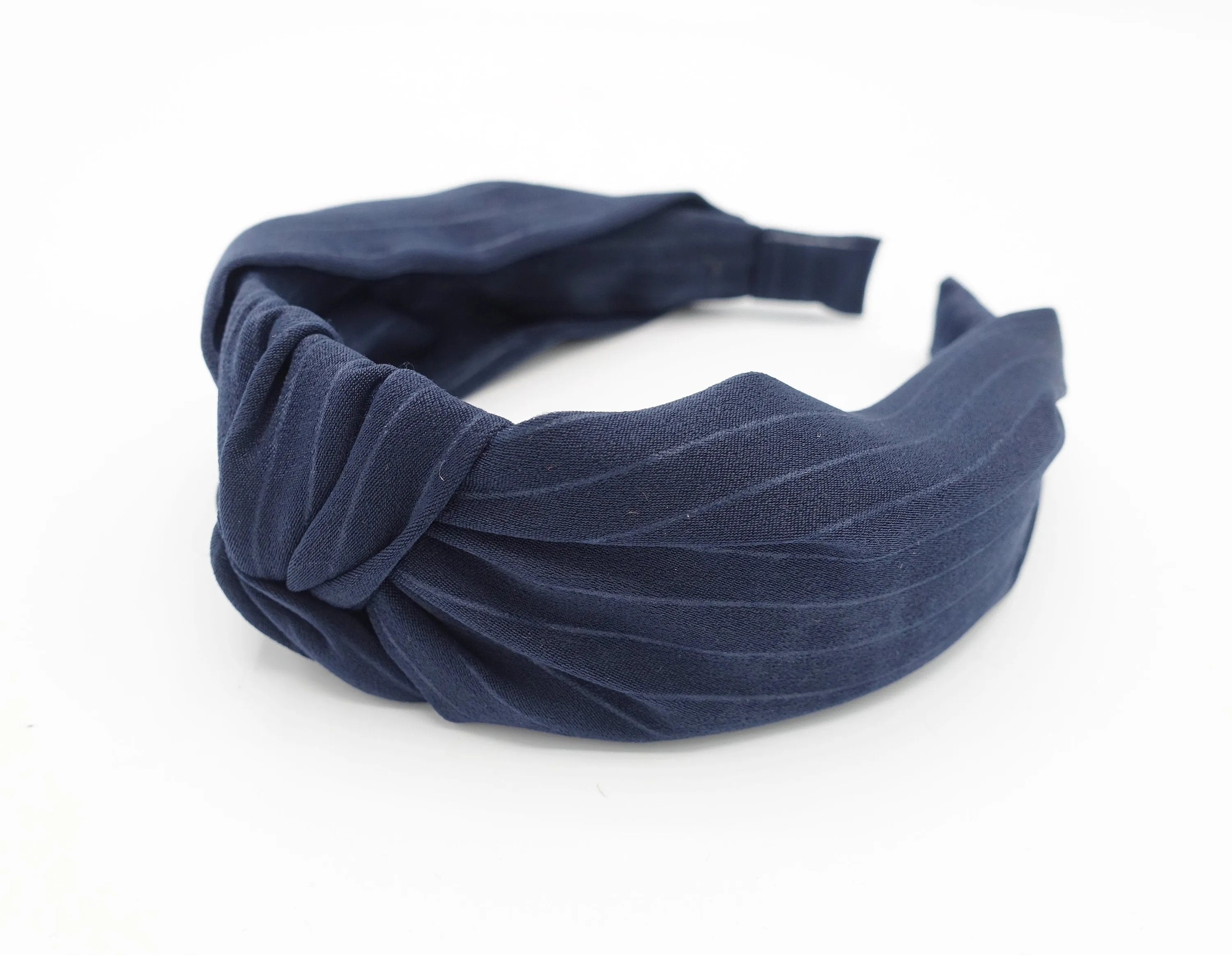 stripe top knot headband Autumn hairband for women