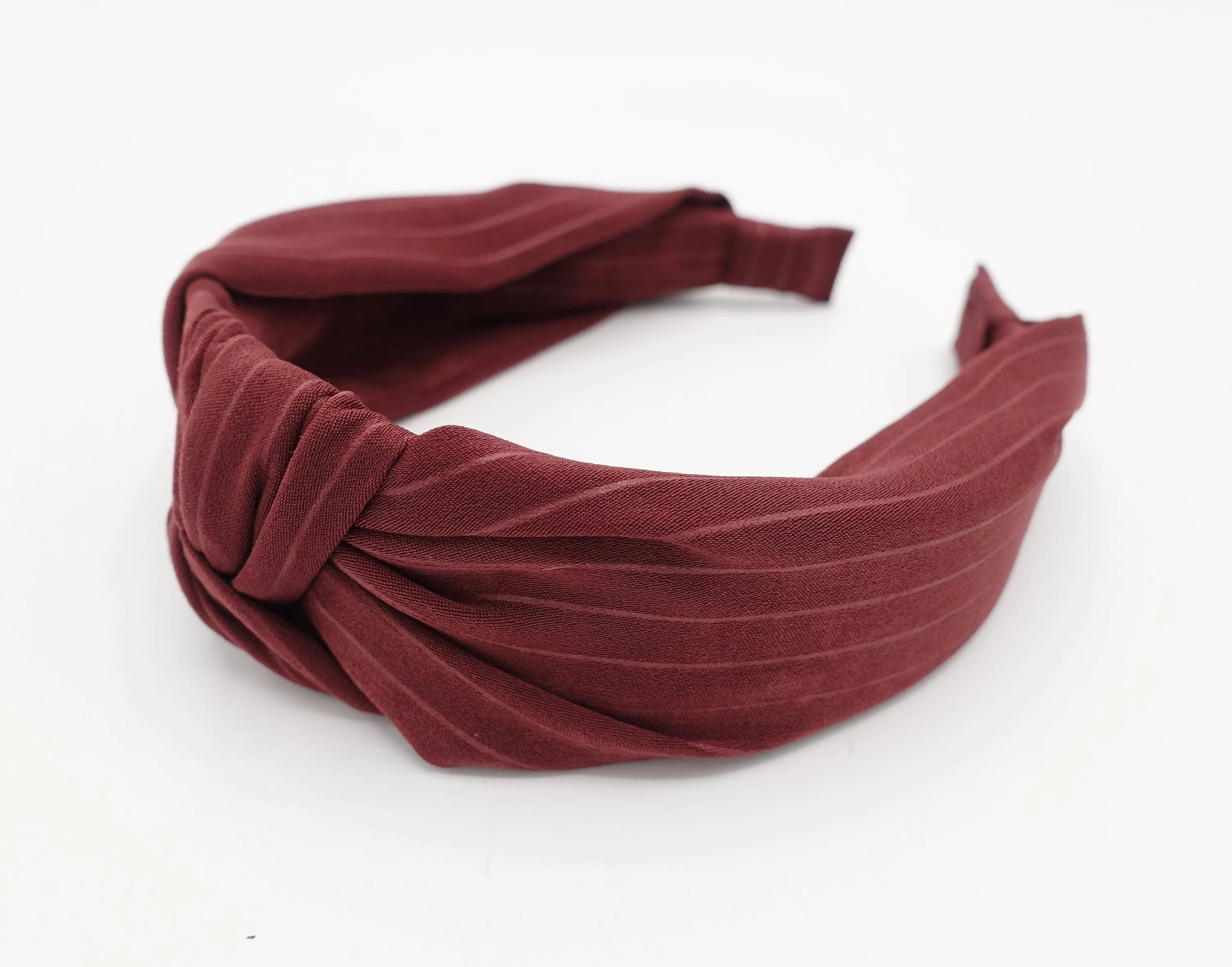 stripe top knot headband Autumn hairband for women